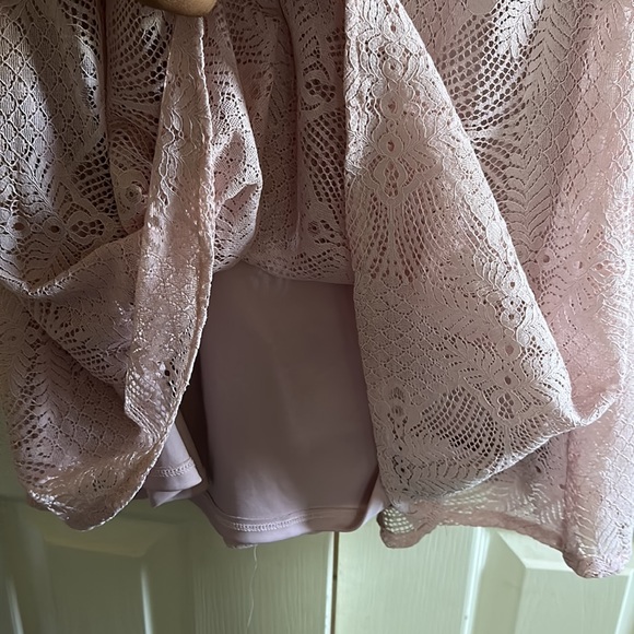 Light Pink Lace Dress - Picture 5 of 6
